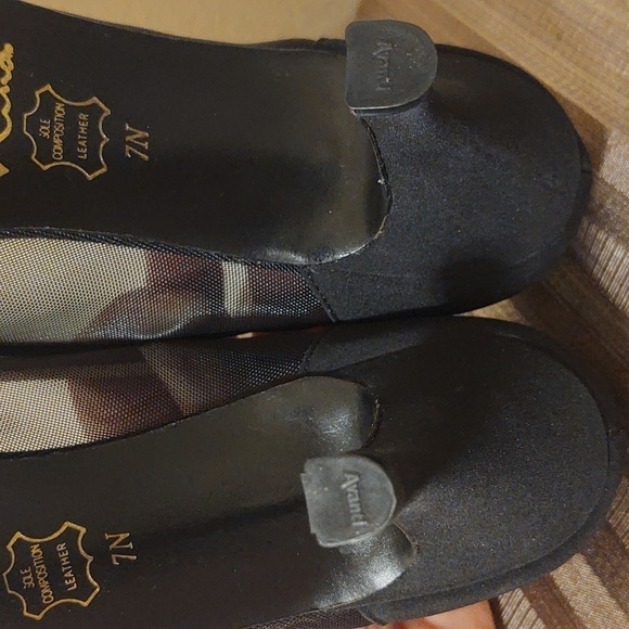 Nina Black Mesh and Beaded Pumps - Picture 6 of 10